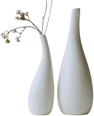 Ceramic Wave Vase – Modern Designer Flower Vase for Home Decor – Unique Hollow Vase Design – Ideal Gift for Living Room, Bedroom, and Centerpiece