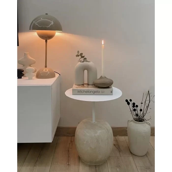 Modern U-Shaped Ceramic Vase – Nordic Arched Minimalist White Porcelain Flower Vase for Table, Shelf & Home Decor - Image 8